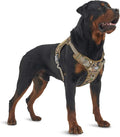 AUROTH Tactical Dog Harness for Extra Large Dogs, Heavy Duty No Pull Vest | Easy Control with Handle, Reflective, Military K9, No Choke, 2 Clips, for Walking Hunting Hiking Training, Woodland Camo, XXL by AurothPets