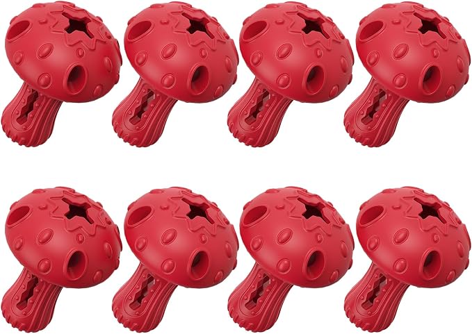 Dog Chew Toys for Aggressive Chewers, Rubber Treat Dispensing Stimulation Toy to Keep Them Busy, Durable Interactive Enrichment Puzzle Toy for Medium Large Breed Dogs by KrauzPet