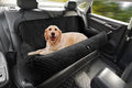 Dog Car Seat for Large Dog Car Bed Under 100LBS, Pet Booster Back Seat Removable Washable with Safety Tethers/Storage Pocket（Black） by Qualityproductsqualityservice