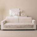 Easy Clean Couch Cover for Dogs,Non Slip Sofa Covers Washable for 3 Cushion Couch Sofa Sectional Sofa Slipcover, Furniture Protector (1 PCS 36"x36" Khaki) by Aucrovee