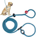 Harness Lead No Pull Dog Harness and Leash Set, Anti Pull Dog Harness, One-Piece Cushioned Rope Safely Prevents Escaping and Pulling (Medium/Large, Purple/Turquoise) by HarnessLead