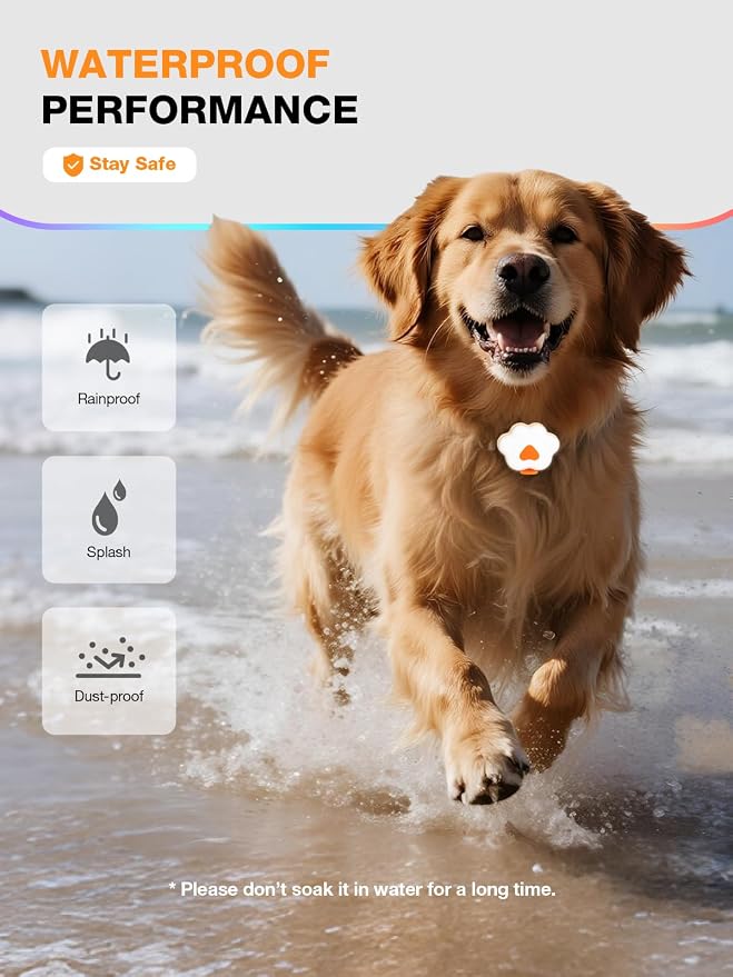 Lekereise Light up Dog Collar - Dog Collar Lights for Night Walking - Dog Collar Lights Clip on - Waterproof Rechargeable Clip-On Design, 17-Hour Battery Life - Image 4
