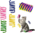 Cat Spring Toys 90 Pack, Interactive Toys for Kittens to Swat, Bite & Hunt, Colorful Durable Plastic Spiral Springs for Indoor Cats by YULOYI