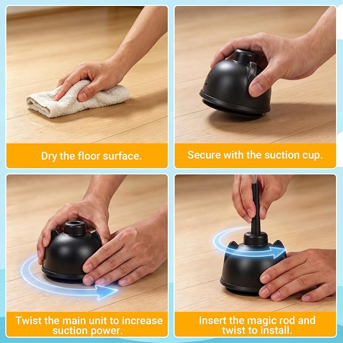 Interactive Cat Toys for Indoor Cats Toy Wand 360° Flying Bird Cat Toy | 2 Speed Adjustable Flying Bird Cat Toy Automatic Cats Toys with Self ON/OFF Feather Toy Suction Cup Electric Cat Teaser Wand - Image 7
