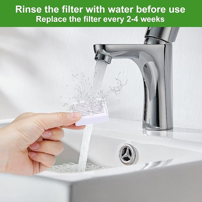 Replacement Filters for 360 Ceramic Pet Fountain | 10 Pack Replacement Filters for Wonder Creature Aurora /Cup Cake Pet Fountain(8Carbon Filters+2 Foam Filters) - Image 5
