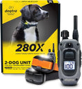 Dogtra 280X 2-Dogs E-Collar with Remote [New Edition] 10 lbs+, 1/2 Mile Range, LED Light, 100 Levels of Control for Stubborn Dogs, Waterproof, Boost for Quick Recall, Vibration, Safety Lock & Tone by Dogtra
