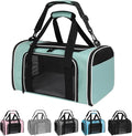 Carriers Soft-Sided Large Pet Carrier for Cats Dogs Small Animals Up to 25Lbs,Top Load Carrier,Ventilated Design,Portable Cat Carrier Airline Approved(X-Large,Green) by Yipincover
