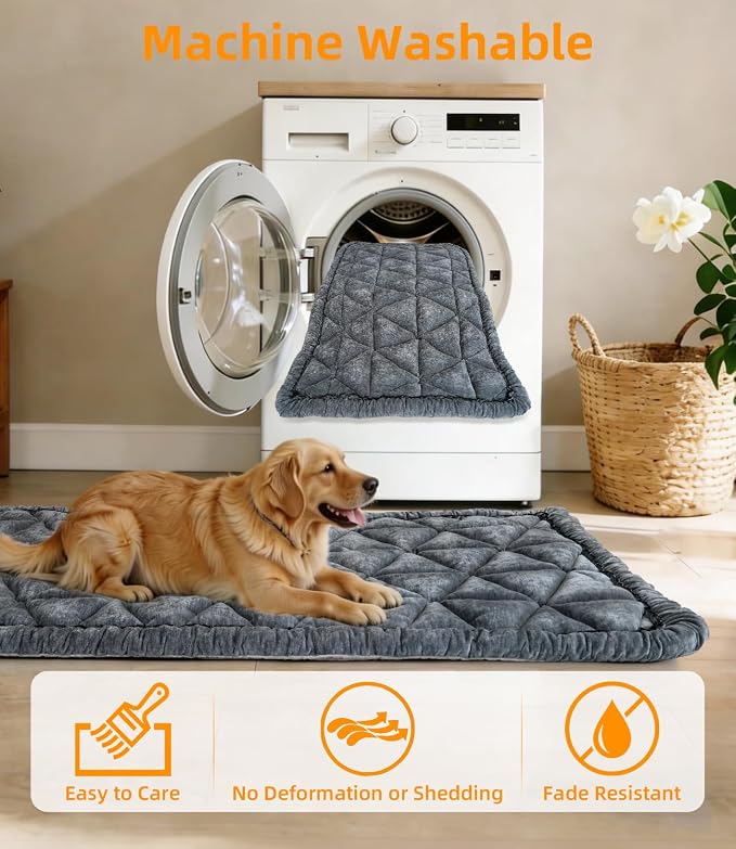 Dog Car Bed, Non-Slip Dog Seat Cover | Universal Back Seat Protector | Premium Chenille Comfort, Scratch Resistant, Silicone Backing & Machine Washable, Fits Most Cars, Trucks & SUVs - Image 5