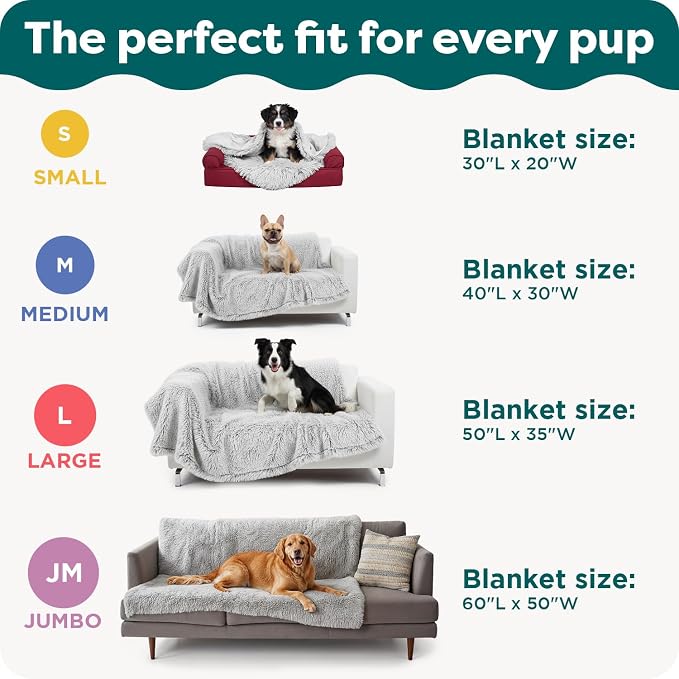 Furhaven Waterproof Throw Blanket for Dogs & Indoor Cats, Reversible Protective Pet Blanket, Medium, Long Faux Fur & Velvet, Gray - Image 7