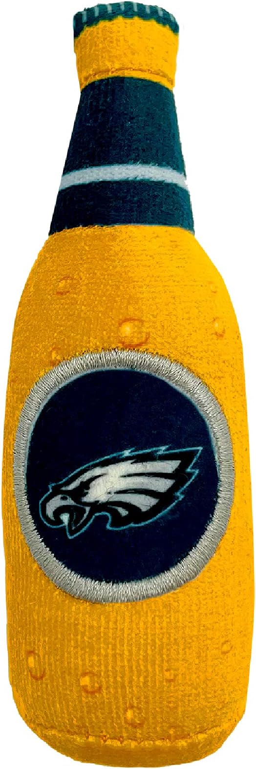BEST PLUSH CAT TOY NFL PHILADELPHIA EAGLES Complete Set of 3 piece Cat Toys filled with Fresh Catnip. Includes: 1 Helmet Cat Toy, 1 Football Cat Toy with Feathers & 1 Beer Bottle. Beautiful Team LOGOS - Image 3