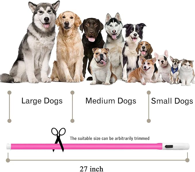 LED Dog Collar,USB Rechargeable Glowing Dog Collars, Light Up Collar Improved Pet Safety &Visibility at Night, 3 Flashing Modes,Water-Resistant LED Lighted Fits for Small Medium Large Dogs - Image 7