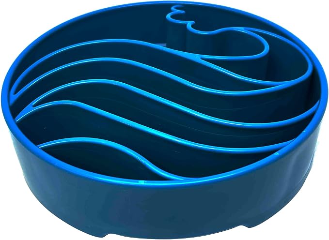 SodaPup Wave Enrichment Bowl – Durable Enrichment Slow Feeder Bowl Made in USA from Non-Toxic, Pet-Safe, Food Safe Material for Mental Stimulation, Slowing Down Eating, Healthy Digestion, & More - Image 2