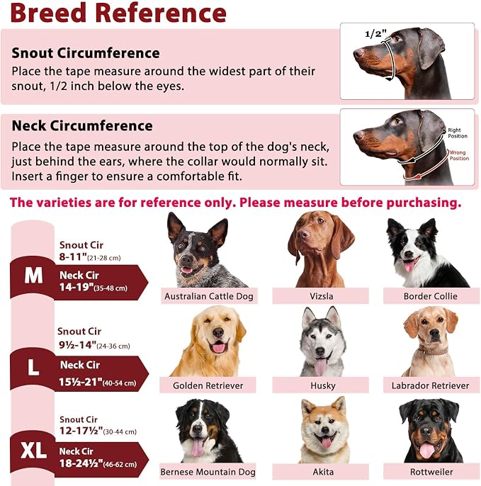 BARKLESS Soft Dog Head Collar, Patented Padded No Pull Head Halter, Training Nose Leash with Safety Link for Medium Large Dogs, Adjustable Muzzle Leash, Easy Control for Walking (XL, Red) - Image 4