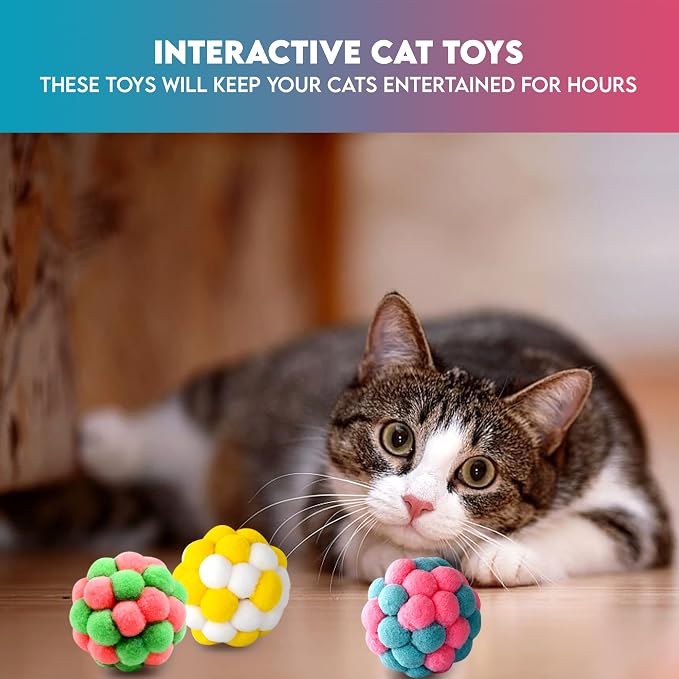 9 Pack Catnip Toys for Cats – Interactive Cat Toys for Indoor Cats & Kittens, Variety Bundle with Plush Animals & Catnip Balls, Fun Kitten Enrichment Toys Set - Image 5