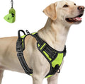 Joytale No Pull Dog Harness for Large Dogs, Front Clip, Green | Grab Handle for Instant Control, Padded & Adjustable Vest, Sturdy Metal D-Rings, for Safe Training & Daily Walking by Joytale