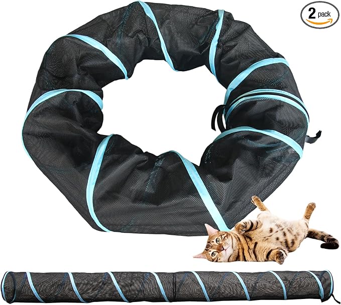 INTURN Cat Furniture Tent for Indoor and Outdoor Playpen Portable Cat Tunnels, Outdoor Kennel (10ft Tunnel) by Unknown