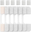 6 Pack Replacement Filters + 6 Pump Sponges for Cat Water Fountain [FN-W17] - 108oz/3.2L Pet Water Fountain Filters by FEELNEEDY