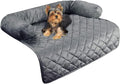 Couch Cover for Dogs - 30x30.5 Water-Resistant Pet Furniture Protector with Memory Foam Bolster and Quilted Fabric - Pet Supplies by PETMAKER (Gray) by PETMAKER