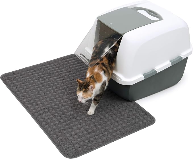 Catit Large Cat Litter Mat - Non-Slip, Easy Maintenance Design | Gentle on Paws - Traps Loose Litter - Image 5