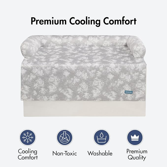 Spark Paws Cooling Couch Cover Dog Bed, Furniture Protector Mat | Non-Toxic Washable Pet Cooling Pad for Large, Medium and Small Dogs - Image 2