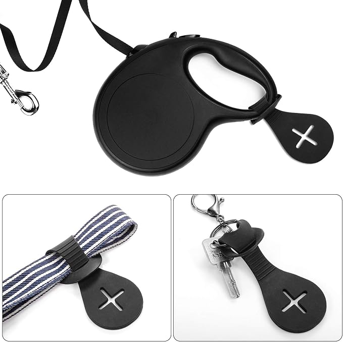 Boao 4 Pieces Pet Poop Bag Holder for Leash Dog Waste Bag Carrier Handy and Easy Use Dispenser Accessories - Image 5