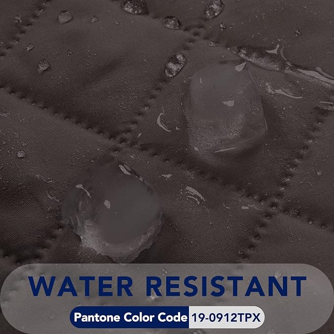 PureFit Reversible Quilted Oversized Recliner Sofa Cover, Water Resistant Furniture Protector, Washable Couch Cover with Elastic Straps for Kids, Dogs, Pets (Large, Chocolate/Beige) | Chocolate/Beige, Water Resistant Couch Protector, Washable Pet Couch... - Image 4