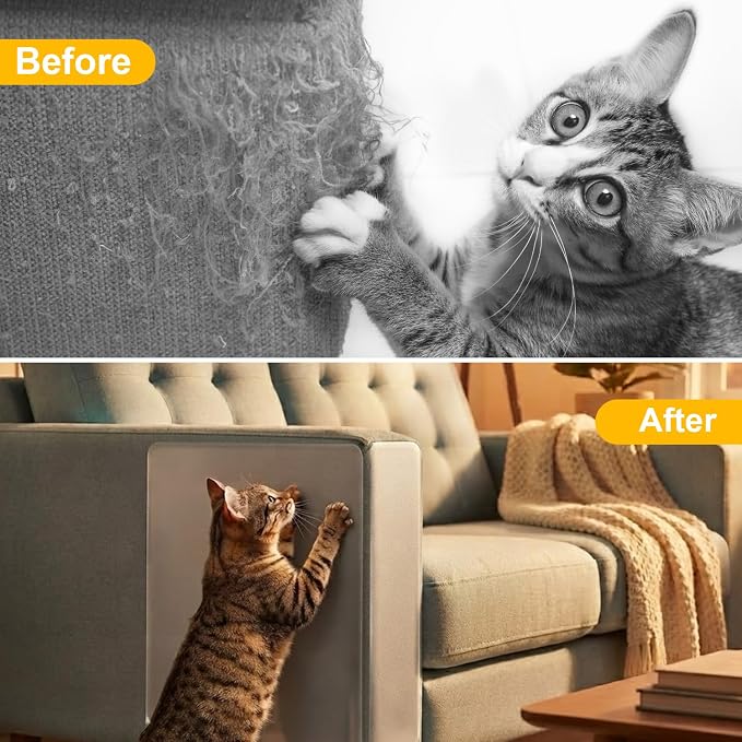 Door Protector Tape from Dog Scratching 4Inch x 118Inch | Dog Scratch Guard for Doors & Furniture –Transparent No-Residue Pet Scratch Protector - Image 7