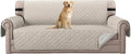 H.VERSAILTEX Sofa Protector for Dogs/Cats/Pets Sofa Slipcover Quilted Furniture Protector with Non Slip Elastic Strap Water Resistant Sofa Covers Seat Width: 66" (Sofa, Pale Oak) by HVERSAILTEX