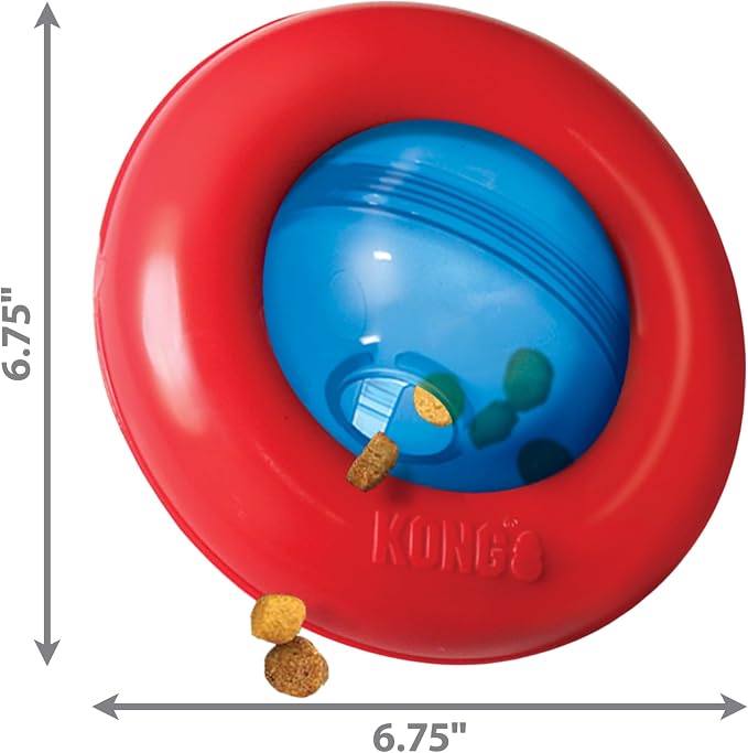 KONG Gyro, Interactive Treat-Dispensing Dog Toy, for Medium/Large Dogs | Interactive Treat-Dispensing Toy & Slow Feeder That Supports Healthy Eating & Engaging Mealtime Play - Image 6