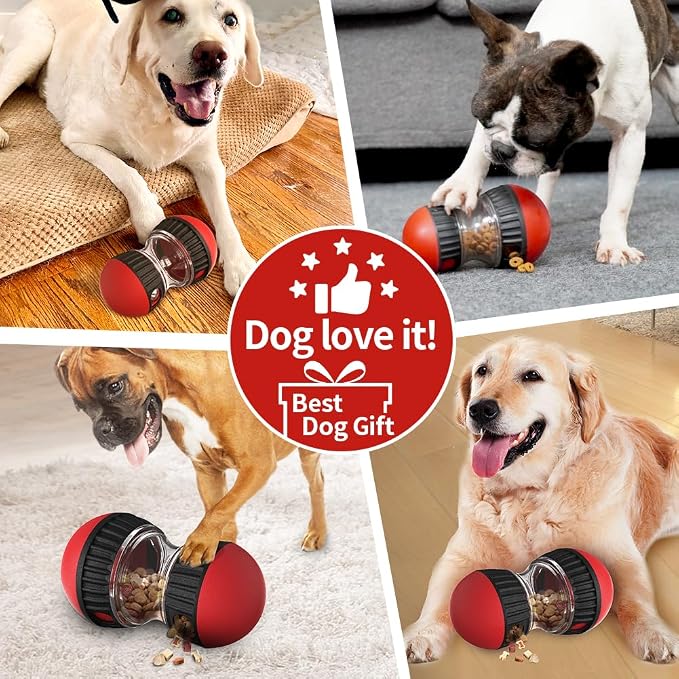 Mankoda Interactive Dog Puzzle Toy, Rolling Treat Dispenser Slow Feeder | Adjustable Kibble Outlet, Mental Stimulation, Reduces Fast Eating, Indoor Dog Enrichment Toy, BPA-Free ABS, GRS Certified - Image 6