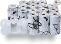 Best Pet Supplies Poop Bags for Dogs - White, 240 Count | Scented, Leak-proof, Easy-Tear perforations, 15 Thick Bags per roll, Outdoor Walking & Travel, Fits Standard Holders by BestPetSuppliesLLC