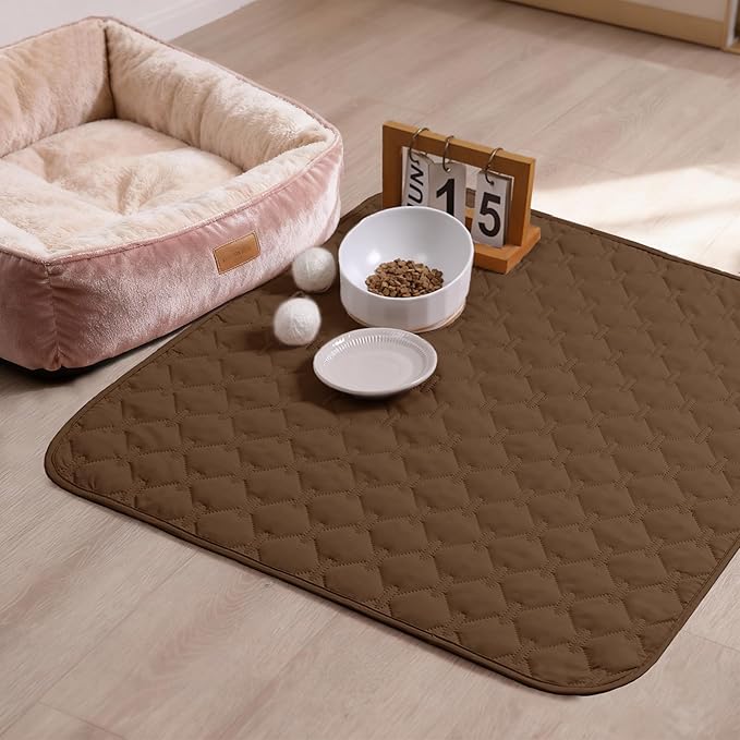 gogobunny 3X Stronger Waterproof Pet Blanket, Scratch Proof Furniture Protector for Dogs Cats, Reversible Cover 30x30 Inch, Dark Chocolate - Image 4
