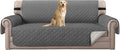 H.VERSAILTEX Reversible Sofa Cover Couch Cover for 3 Cushion Couch Water Resistant Sofa Cover for Living Room Quilted Furniture Washable Couchs Protector(Oversized Sofa, Charcoal Grey) by HVERSAILTEX