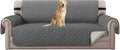H.VERSAILTEX Sofa Protector for Dogs/Cats/Pets Sofa Slipcover Quilted Furniture Protector with Non Slip Elastic Strap Water Resistant Sofa Covers Seat Width: 66" (Sofa, Charcoal Grey) by HVERSAILTEX