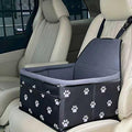 Pet Dog Booster Seat, Upgrading the Framed wall to Prevent Collapse，Breathable and Foldable Pet Car Basket，Removable andWashable pet car seat (Velvet Black) by Unknown