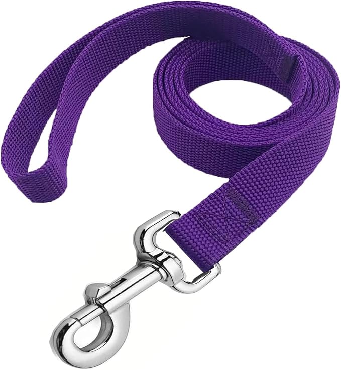 Strong Nylon Dog Leash, 4FT/ 5 FT/ 6FT Dog Leashes for Small Medium Dogs by MANDAO