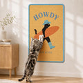 Art Sisal Cat Scratcher Mat, Cat Wall Scratchers for Indoor Cats | Wall Mounted Cat Scratcher, Natural Sisal, No-Drill Hook & Loop Setup, Floor or Wall Use, 23.6 x 15.7 Inch, Surfer by LESISSMER