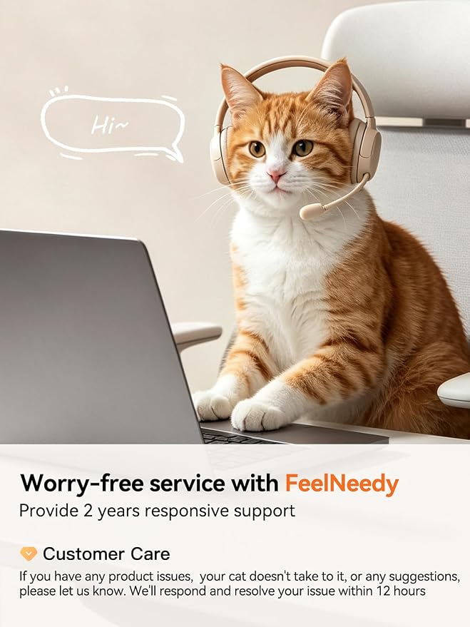 FEELNEEDY Wireless Cat Water Fountain Stainless Steel with Sensor, 4000mAh Battery Operated, 4L/135fl oz Pet Water Fountain for Cats Dogs, Ultra Quiet Cat Drinking Fountain with 2 Filters (YPD-C004S) - Image 8