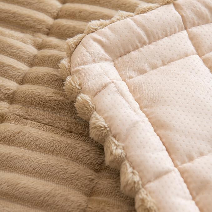 Pet Couch Covers Protector for Dogs Sofa Slipcovers Washable Cushion Cover | Non slip,scratch-proof furniture protector fits I-shape armchair,loveseat,recliner,sectional sofa pads(brown,27in*59in) - Image 7