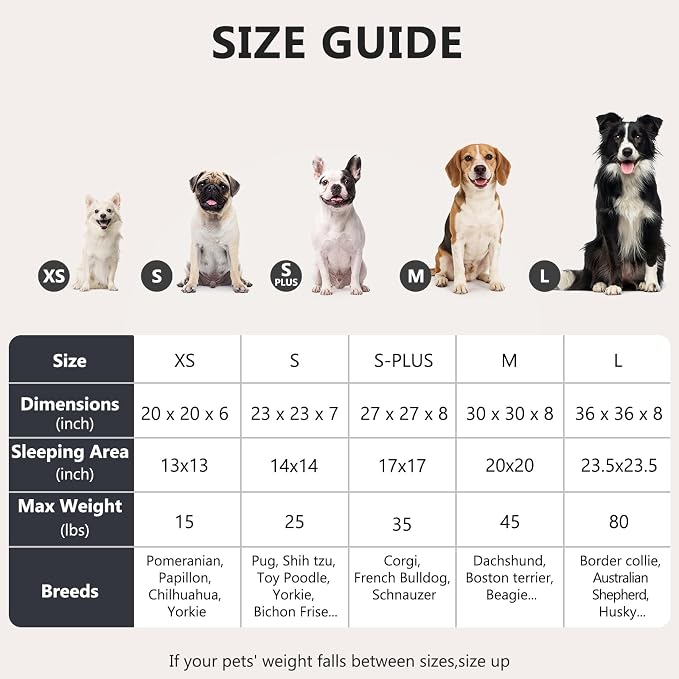 MIXJOY Orthopedic Dog Bed Comfortable Donut Cuddler Round Pet Beds Ultra Soft Washable Dog and Cat Cushion Bed (30'', Coffee) - Image 5