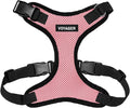 Voyager Step-in Lock Dog Harness - Pink/Black Trim, Large | 20 - 25" in Chest, Adjustable, Breathable Air Mesh, Lightweight for Daily Walks, Strong Clips, Heavy Duty D-Ring by BestPetSuppliesLLC