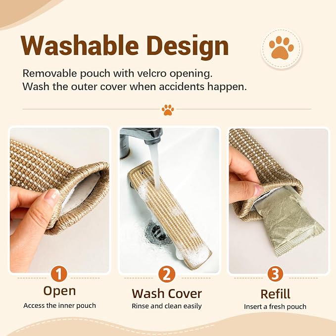 (2-Pack) Catnip Kicker Toys for Indoor Cats, Refillable with Silvervine Blend Refills, Each Toy Includes Sisal Ball & Catnip Ball, Durable Chew Toy for Aggressive Cats - Image 6