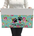 Large Dog Toy Basket Foldable Dog Toy Box Dog Toy Bin for Pet Chew Toys Accessory by CpakOwlgoo