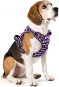 HEELE Dog Harness, No Pull Adjustable Padded Reflective Harness for Small Medium Large Dogs with Handle for Walking Training, Moon Night, M | Reflective Front Clip Vest with Control Handle, No Choke, Adjustable 2 Metal Rings for Outdoor Walking Training by HEELE