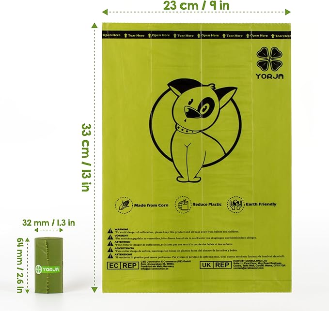 Dog Poop Bags Rolls, 720 Pet Waste Bags, 100% Leak Proof Extra Thick and Strong Corn Starch Blend - Image 5