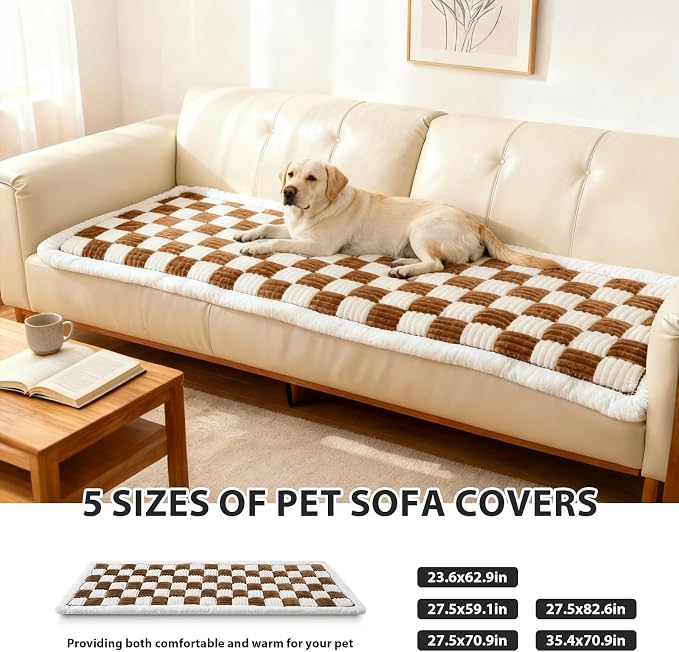 Dog Couch Cover Protector, Dog Couch Coves for Sofa, Couch Cushion for Dogs Washable, Pet Mat Bed Couch Covers for Large Dogs - Image 2