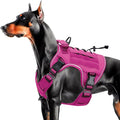 Bruvoalon Heavy-Duty Tactical Dog Harness for Large Dogs, No Pull Adjustable Reflective K9 Vest with Molle System, 12 Colors & 4 Sizes, Military-Grade Control for Training, Outdoor & 10+ Breeds by Bruvoalon