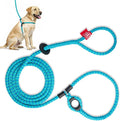 Harness Lead No Pull Dog Harness and Leash Set, Anti Pull Dog Harness for All Breeds and Sizes, One-Piece Cushioned Rope Design Safely Prevents Escaping and Pulling (Medium/Large, Blue/Multi) by HarnessLead
