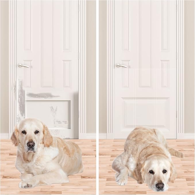 Door Protector from Dog Scratching, Clear Heavy Duty Flexible Door Claw Shield, Anti-Scratch Guard for Furniture, Window, Wall – cat Scratch Furniture Protector - (118in X 8.3in) - Image 6