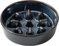 Havniva Ceramic Slow Feeder Dog Bowls, Dog Bowl Slow Feeder | 0.9 Cups Dog Slow Feeding Bowls for Small Dogs, Puzzle Dog Food Bowls for Fast Eater, Pet Slow Feeding Dish, Non-Slip by Havniva